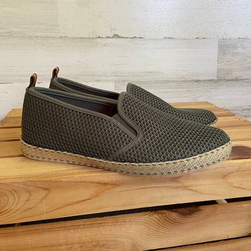 CLEARANCE! Dune London Women's US Size 8 Flin Mesh Espadrille Shoes Olive Green